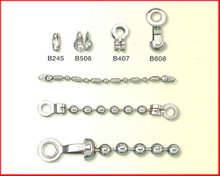 工廠供應 珠鏈配件 可搭 圓珠鏈 米珠鏈 長短珠鏈 彩色珠鏈 等 金屬珠鍊配件 低價供應